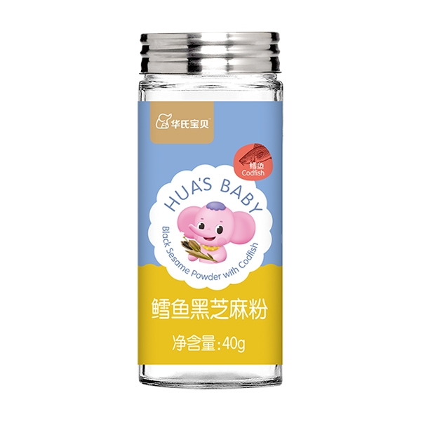 華氏寶貝鱈魚黑芝麻粉