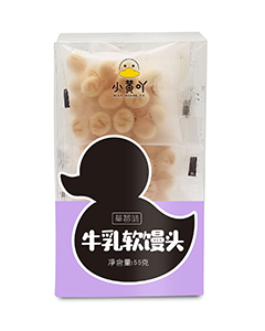 小黃吖牛乳饅頭草莓味